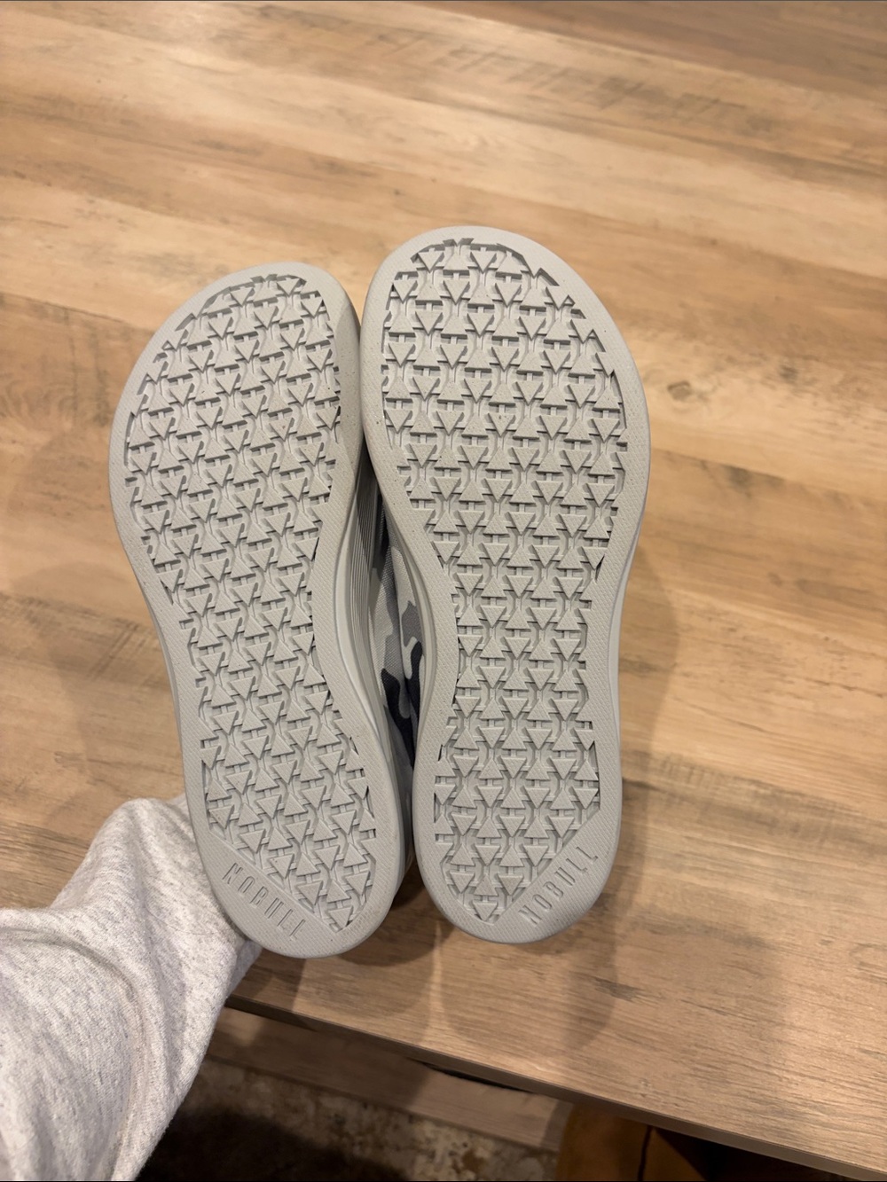 NOBULL Gray White Camo Canvas Sneakers - Picture 11 of 14